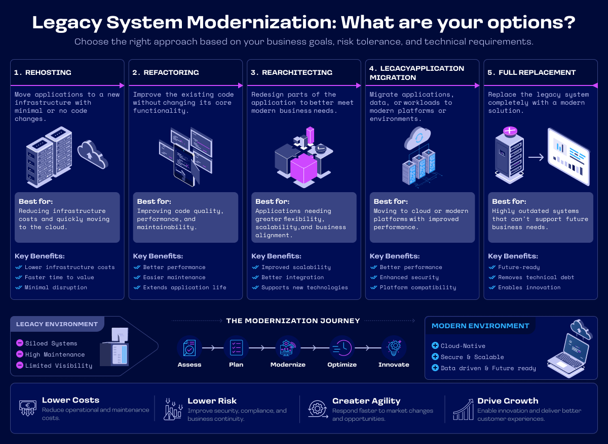 Legacy System Modernization Options